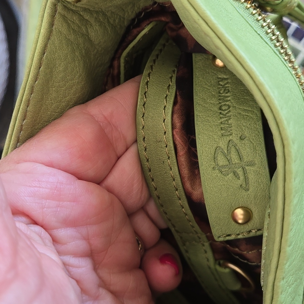 NWT B MAKOWSKY Leather Crossbody Bag - Picture 9 of 14